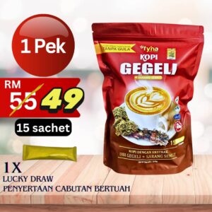 1 PACK KOPI GEGELI RM49
