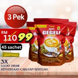 3 PACK KOPI GEGELI RM99