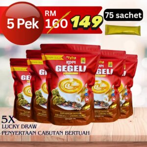 5 PACK KOPI GEGELI RM149